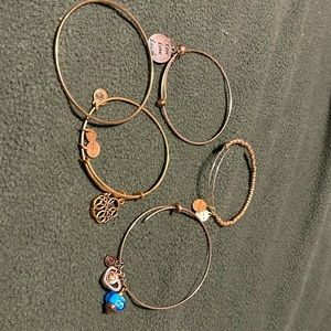 Alex and Ani Bracelet Set Live Love Laugh